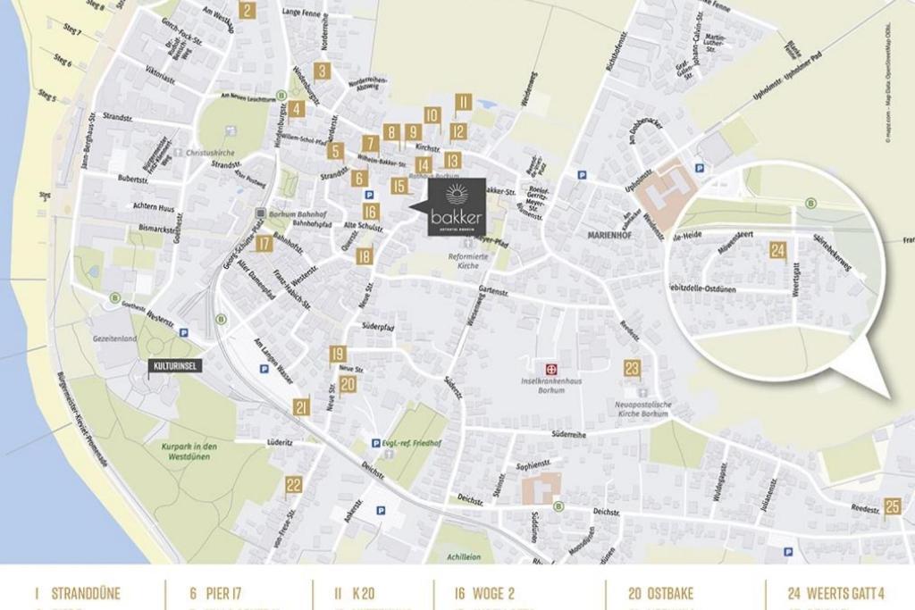 Wohnung K13 Боркум Экстерьер фото